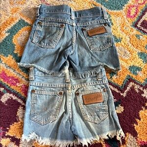VINTAGE Wrangler Denim Cutoff Shorts
